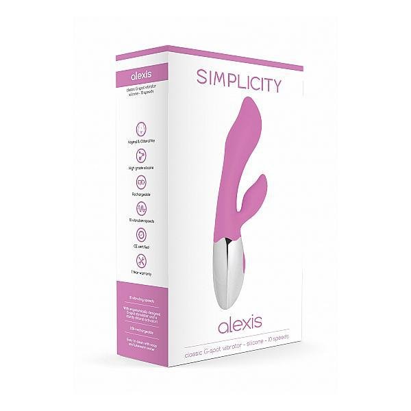 Simplicity Alexis Classic G - Spot Vibrator Pink - Temptations