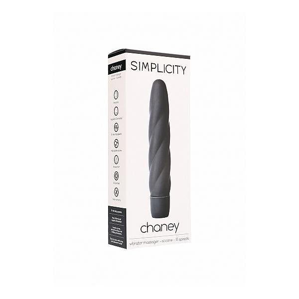 Simplicity Chaney Vibrator Massager Black - Temptations