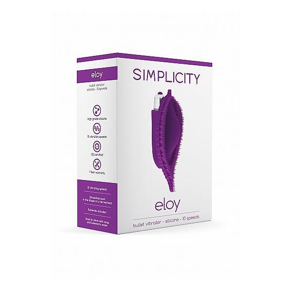 Simplicity Eloy Bullet Vibrator Purple - Temptations