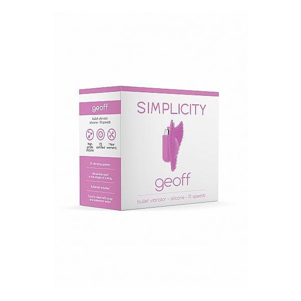 Simplicity Geoff Bullet Vibrator Pink - Temptations