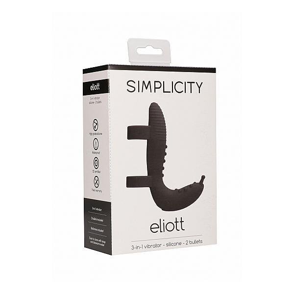 Simplicity Vibrator Extension Set Eliott Black - Temptations