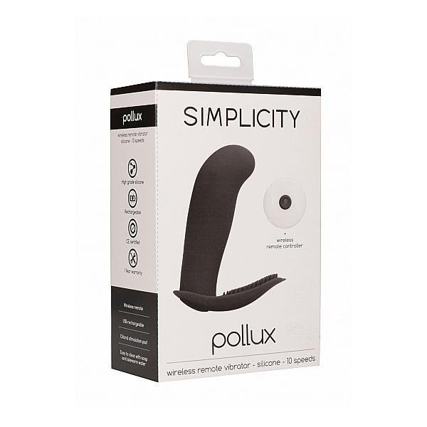 Simplicity Wireless Remote Vibrator Leon Black - Temptations