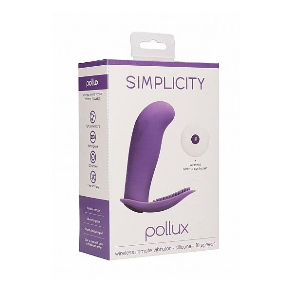 Simplicity Wireless Remote Vibrator Leon Purple - Temptations