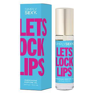 Simply Sexy Pheromone Perfume Oil Roll - On - Let's Lock Lips 0.34oz - Temptations