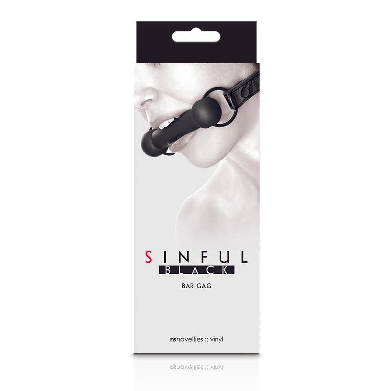 SINFUL BAR GAG BLACK - Temptations