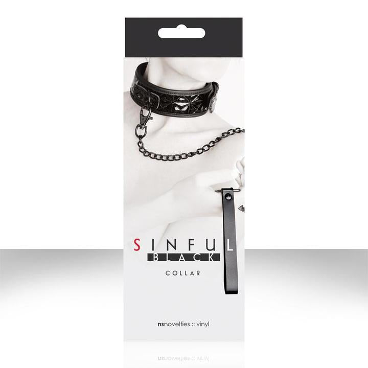 Sinful - Black - Collar - Temptations