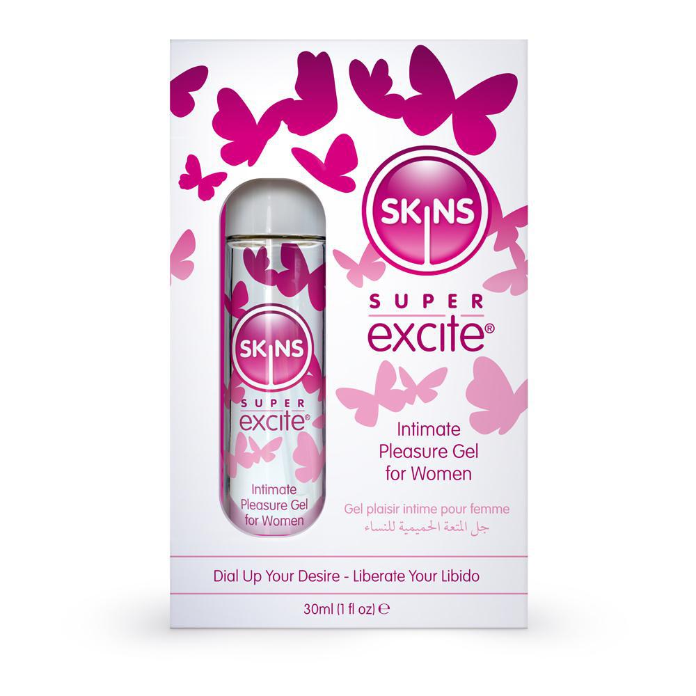 Skins Super Excite Clitoral Stimulation Gel 1 Oz - Temptations