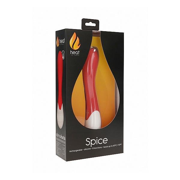 Spice Rechargeable Heating G - Spot Vibrator Red - Temptations