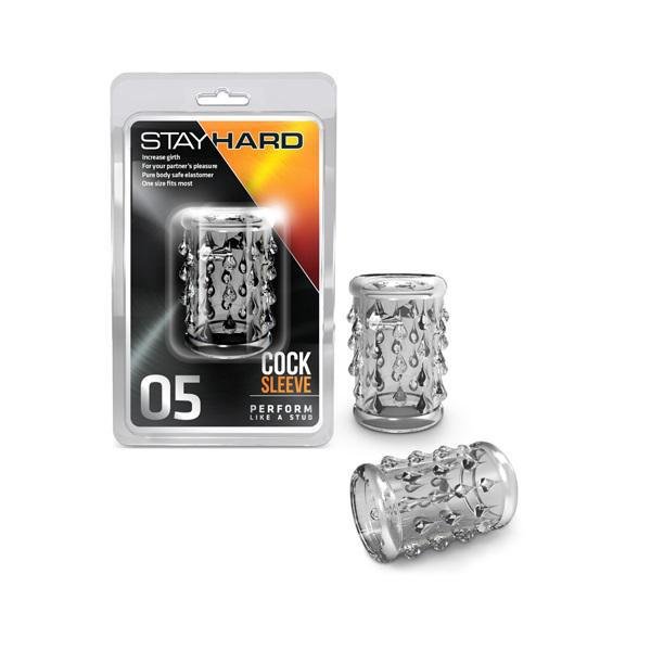 Stay Hard Cock Sleeve 05 Clear - Temptations