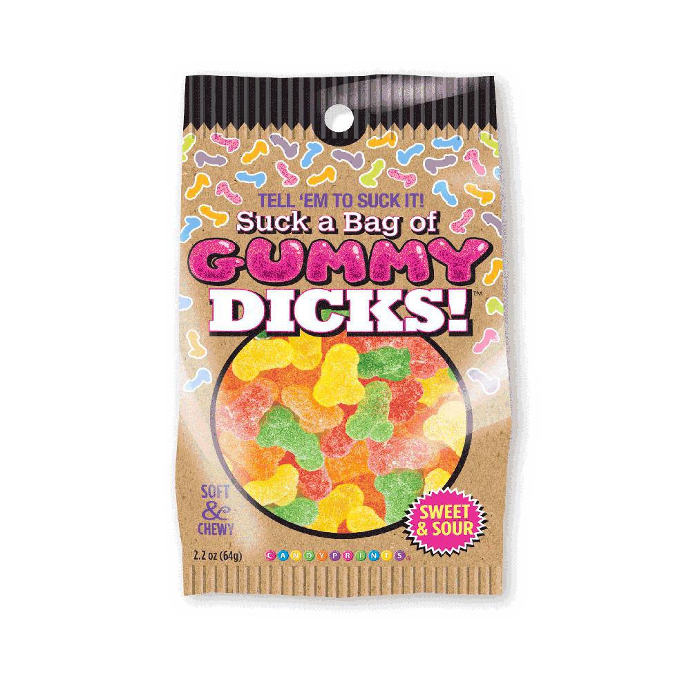 Suck A Bag Of Gummy Dicks 4 oz. Bag - Temptations