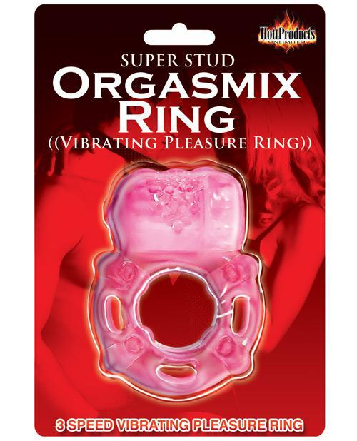 Super Stud Orgasmix Ring Pleasure Ring 3 Speed - Magenta - Temptations