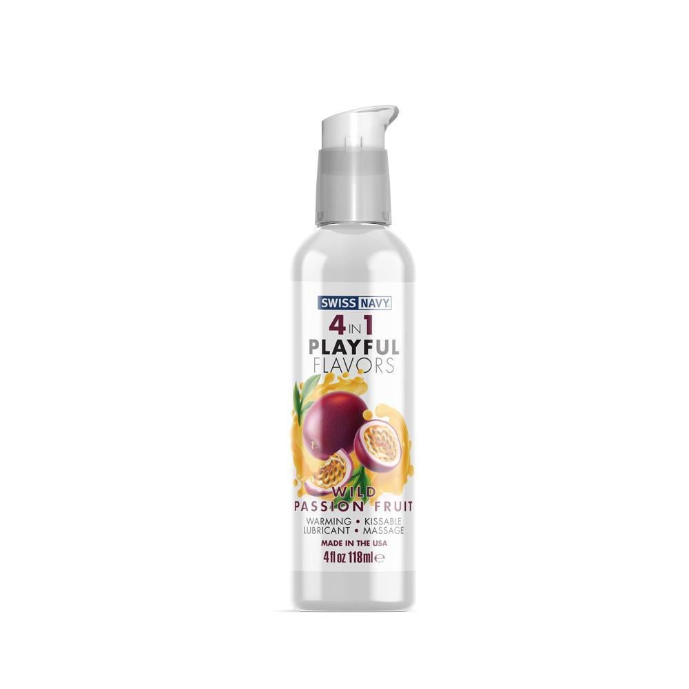 Swiss Navy 4 In 1 Wild Passion Fruit 4 oz - Temptations