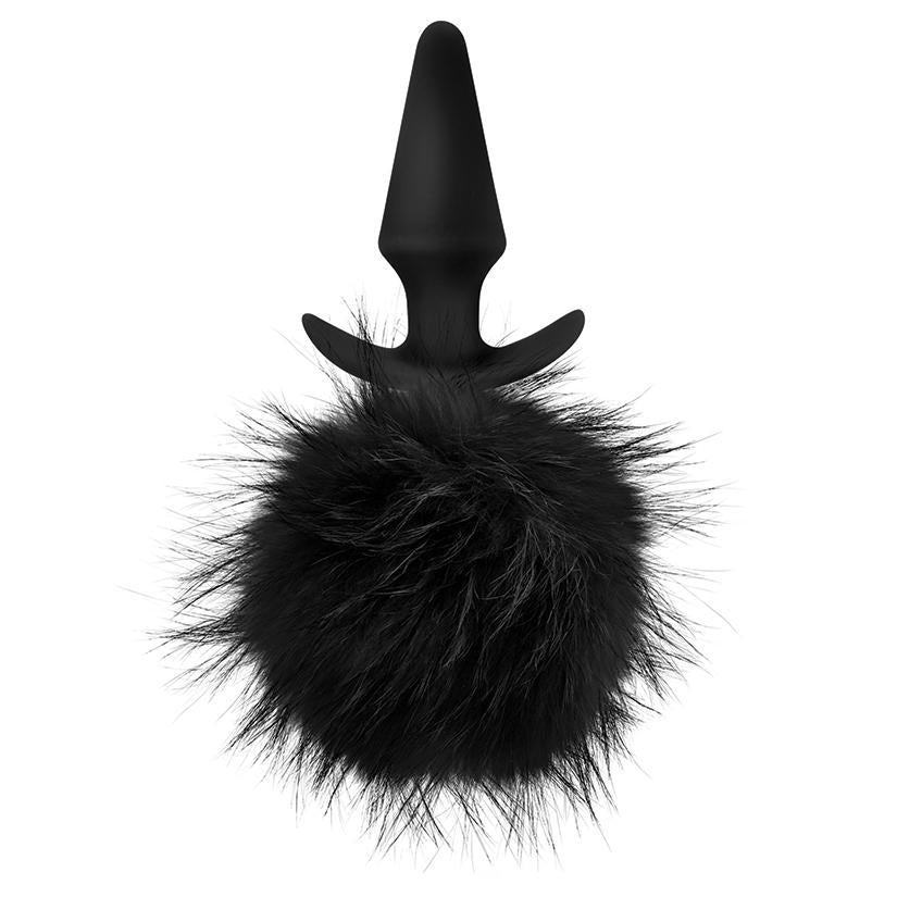 Temptasia Bunny Tail Pom Plug - Black - Temptations