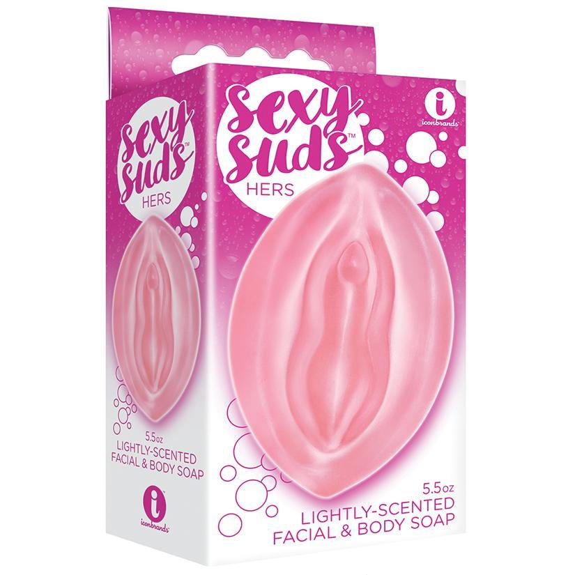 The 9'S Sexy Suds "Hers" Facial & Body Soap - Lightly Scented - Temptations