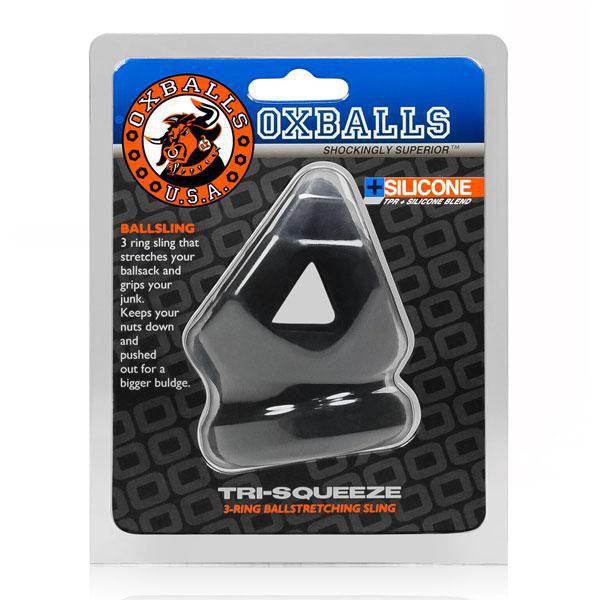 TRI - SQUEEZE COCK SLING/BALL STRETCHER BLACK ICE - Temptations