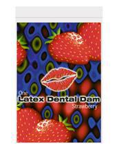 Trust Dam Latex Dental Dam - Strawberry - Temptations