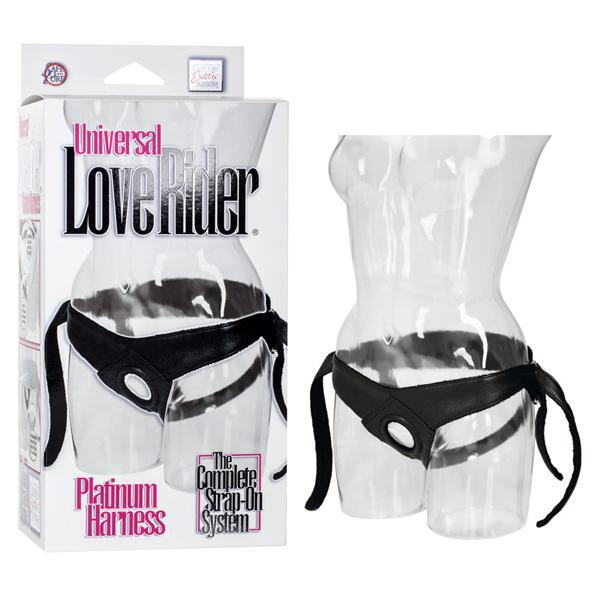 Universal Love Rider Platinum Harness Black - Temptations