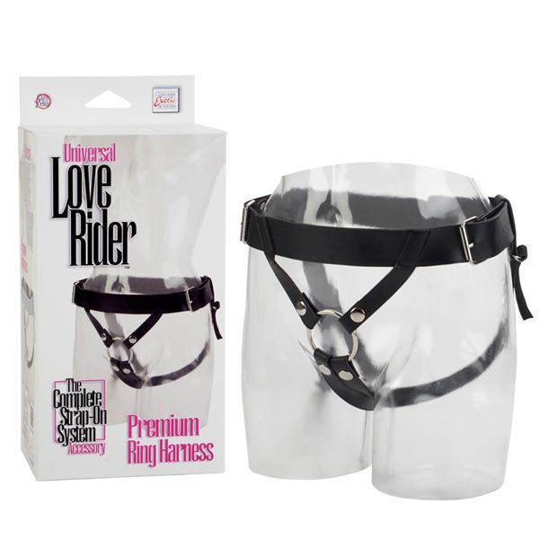 Universal Love Rider Premium Ring Harness Black - Temptations