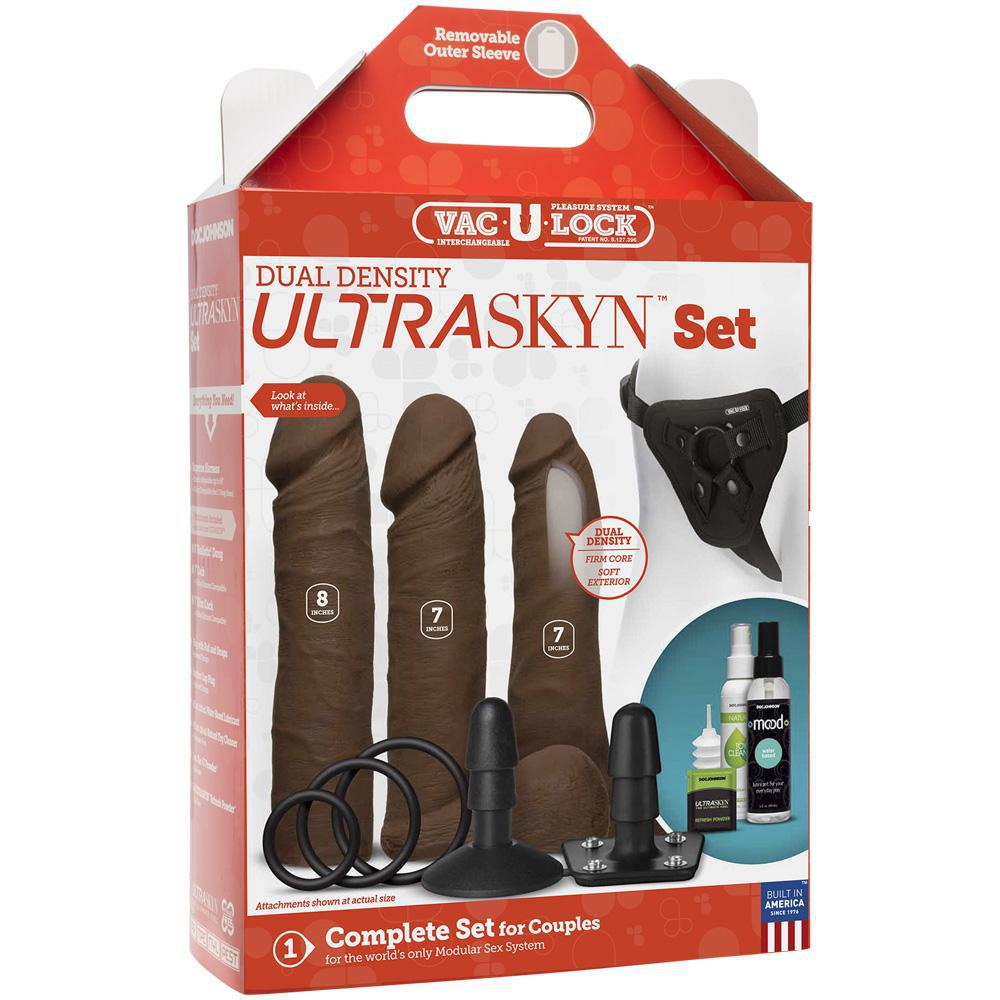 Vac - U - Lock Dual Density Ultraskyn Set Chocolate - Temptations