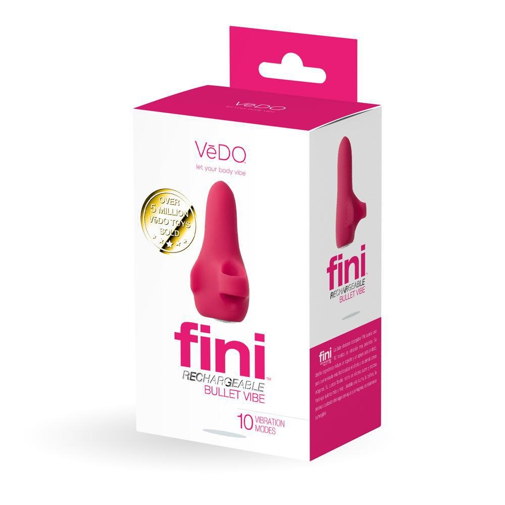 Vedo Fini Rechargeable Bullet Vibe Pink - Temptations