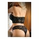 Vixen Perfect Match Lace Bandeau Top & Panty One Size - Temptations