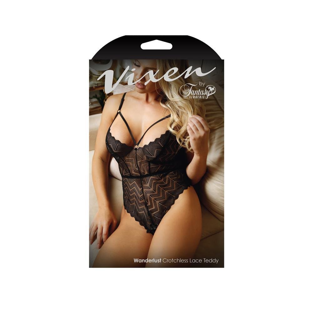Wanderlust Chevron Lace Teddy L/Xl - Temptations