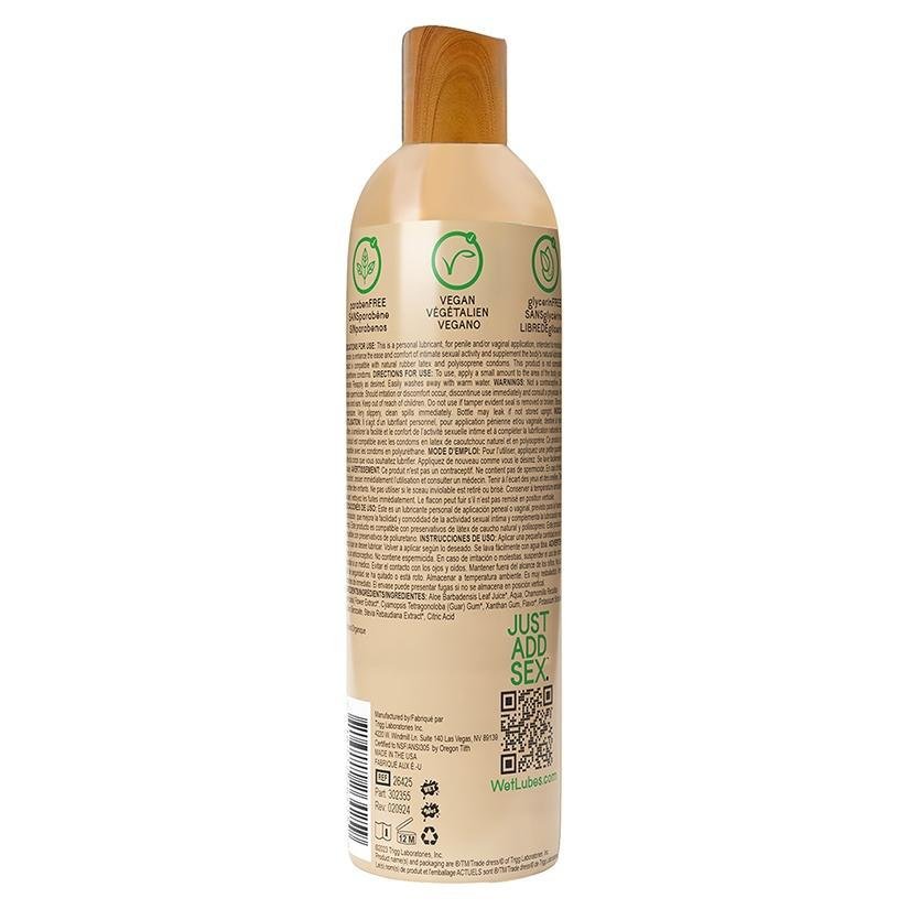 Wet 95% Organic Naturally Aloe Based Lubricant 4oz - Temptations