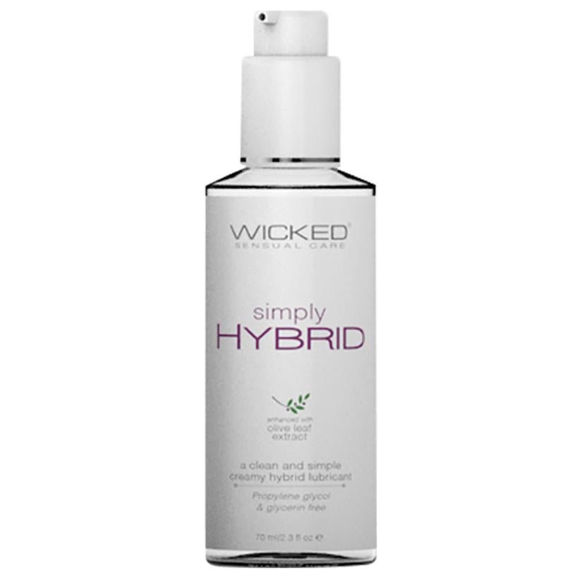 Wicked Sensual Care Simply Hybrid Lubricant - 2.3 oz - Temptations
