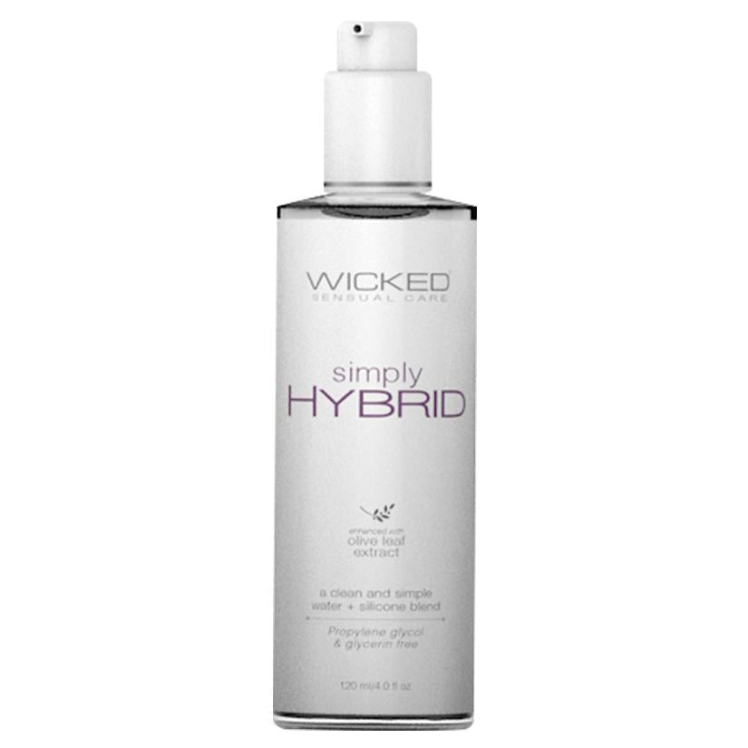 Wicked Sensual Care Simply Hybrid Lubricant - 4 oz - Temptations