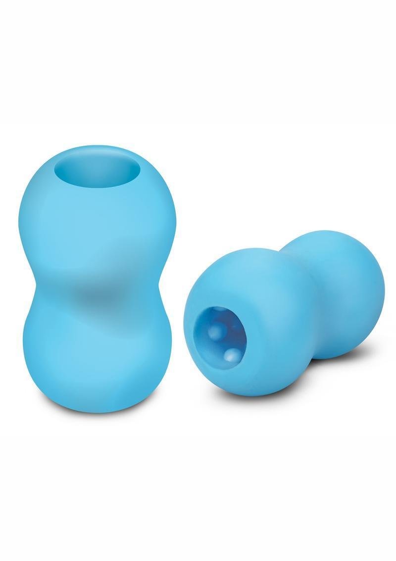 ZOLO DOUBLE BUBBLE MINI STROKER BLUE - Temptations