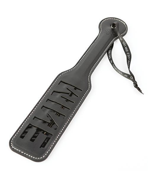 Sei Mio You're All Mine Impression Spanking Paddle - Black