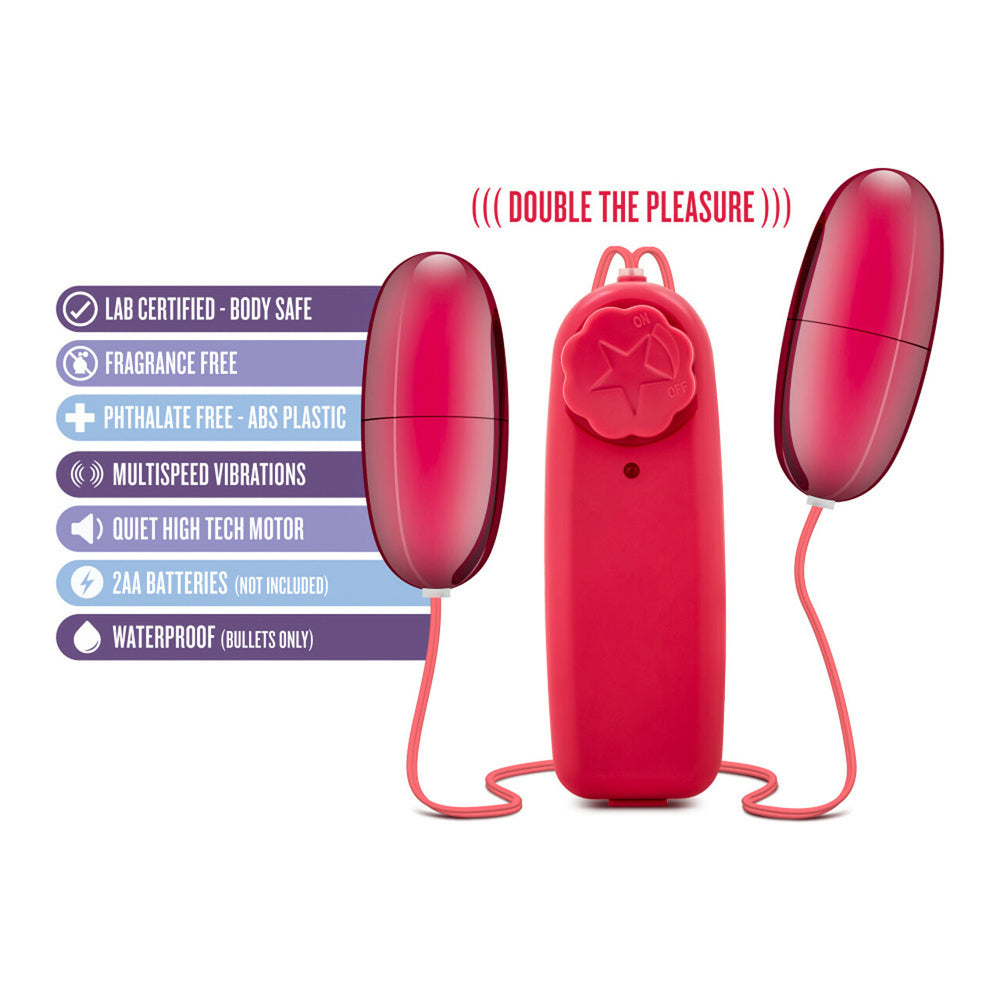 B Yours Double Pop Eggs Cerise