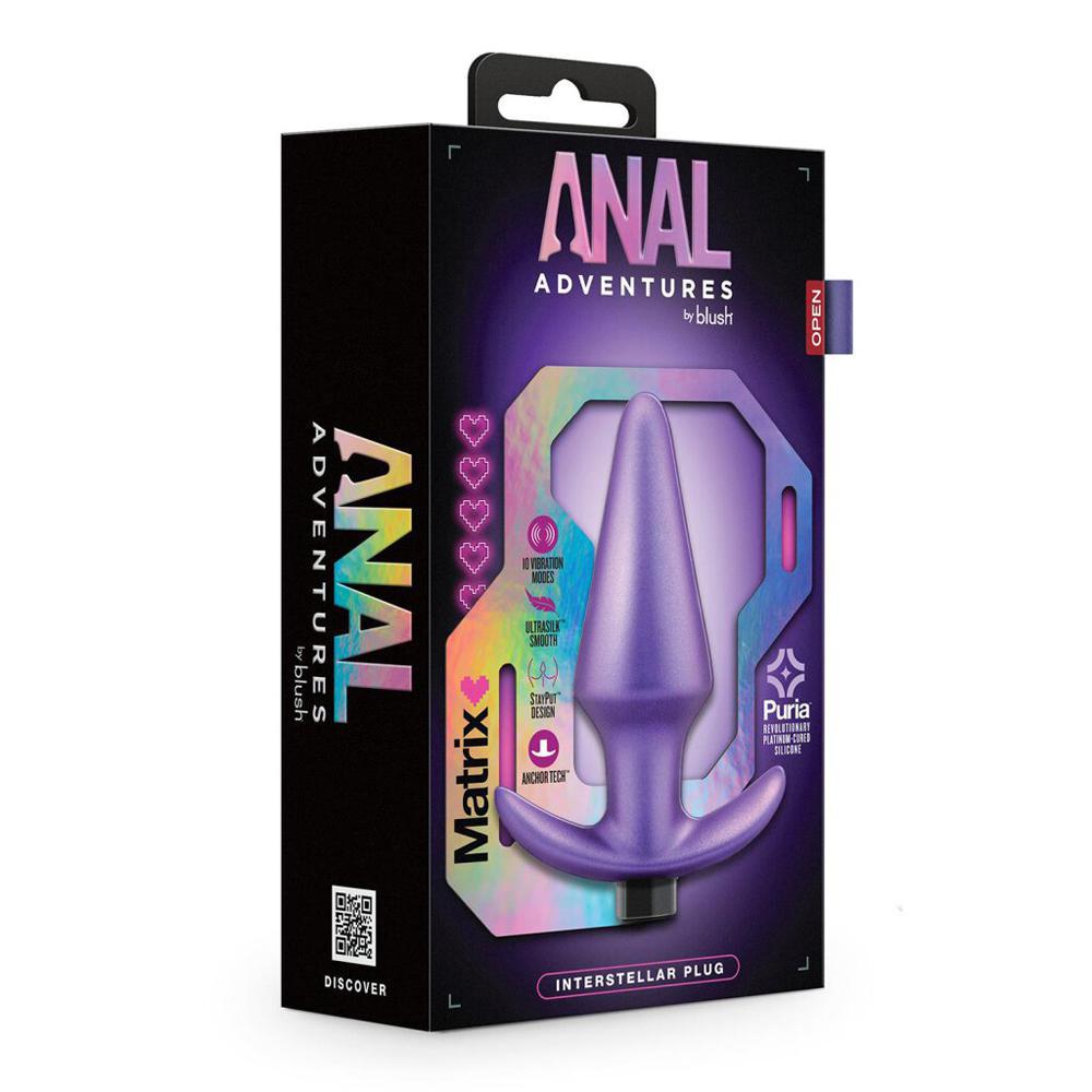 Anal Adventures Matrix Interstellar Plug Astro Violet