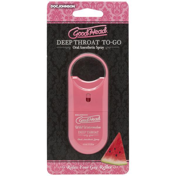 Goodhead Deep Throat Spray To-Go Wild Watermelon .33 oz.