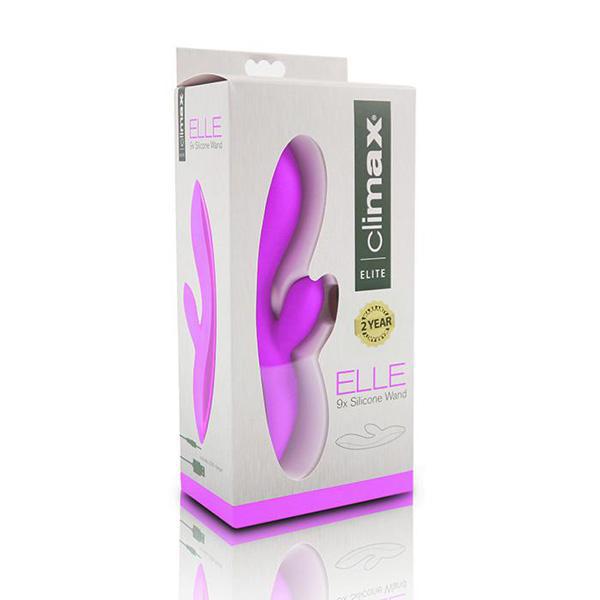 Climax Elite Elle 9X Silicone Wand Purple