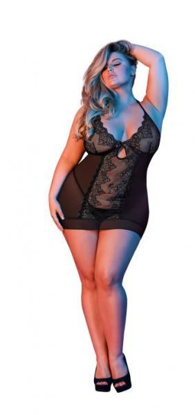 CHEMISE & G-SET BLACK 2XL