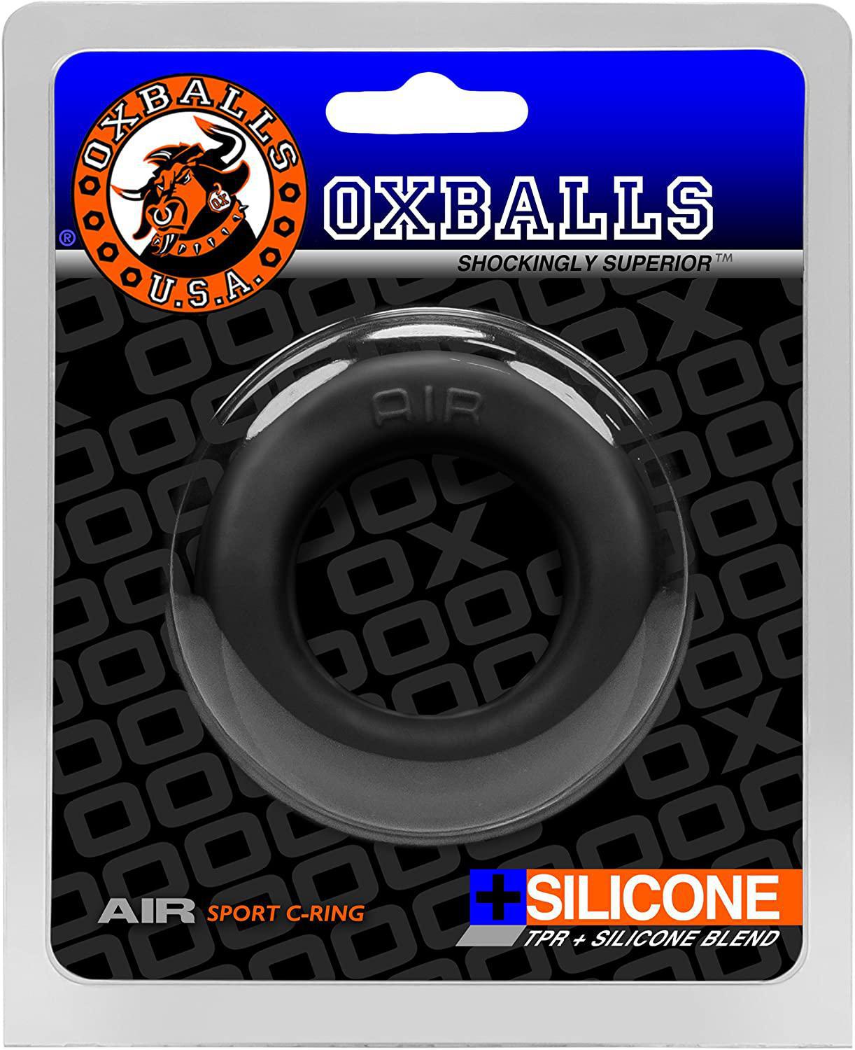 Oxballs Air Super-Lite Airflow Cockring - Black Ice