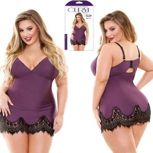 Curve Meghan Chemise & G-String - 1X/2X Boxed