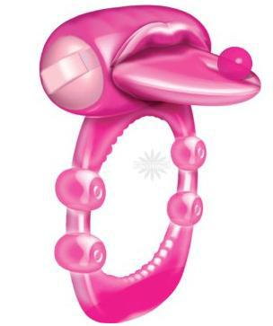 Xtreme Pierced Tongue Ring Magenta