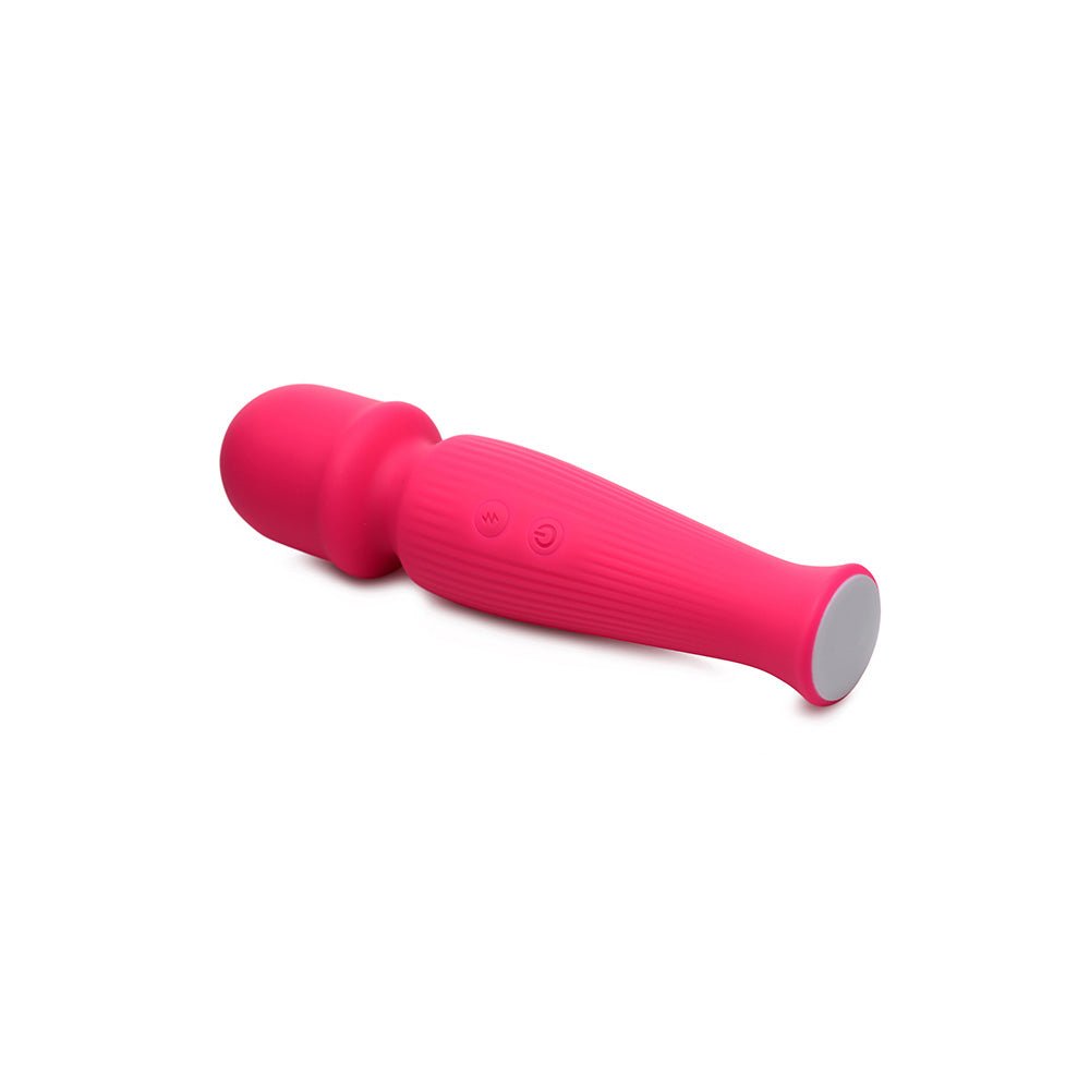 10X Silicone Vibrating Wand Magenta