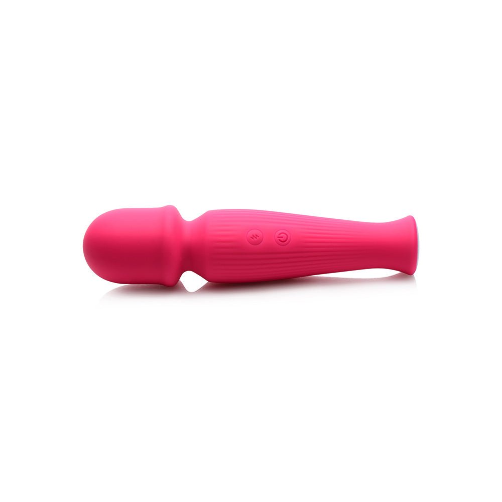 10X Silicone Vibrating Wand Magenta