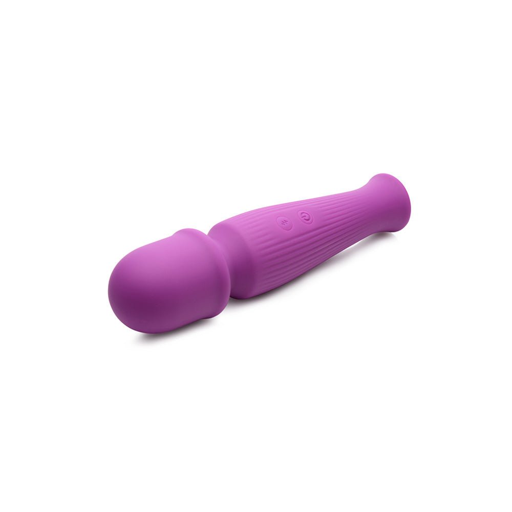 10X Silicone Vibrating Wand Violet