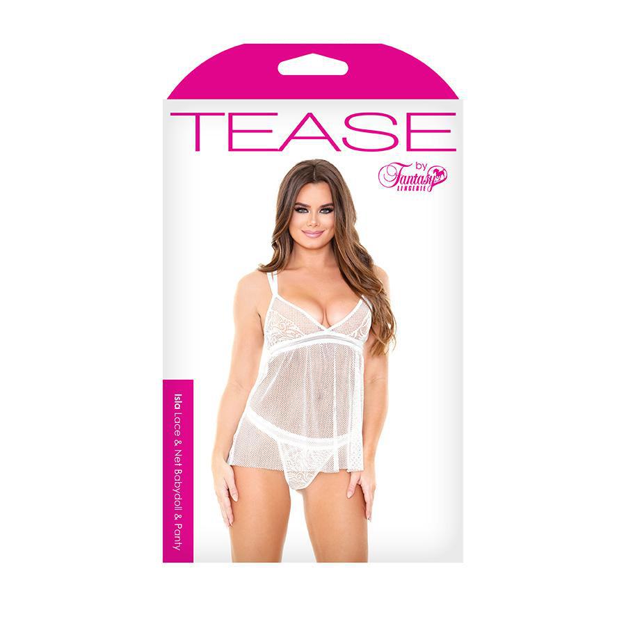 Fantasy Tease ISLA BABYDOLL & PANTY SET L/XL B-B408-LXL