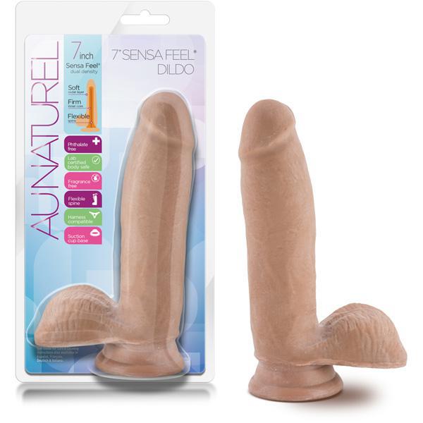 Blush Au Natural 7" Sensa Feel Dildo Latin