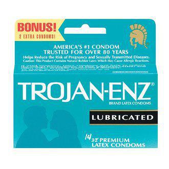 Trojan Enz Lubricated (3ct)