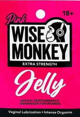 Wise Monkey Pink Jelly