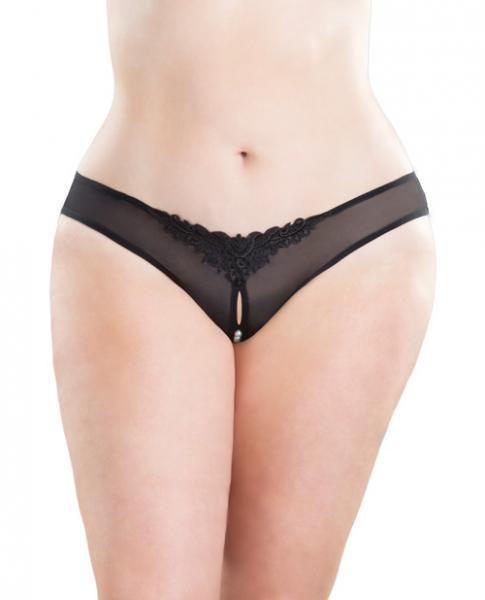 Panty Pearl Black 3x-4x