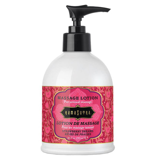 Kama Sutra Massage Lotion-Strawberry Dreams 10oz