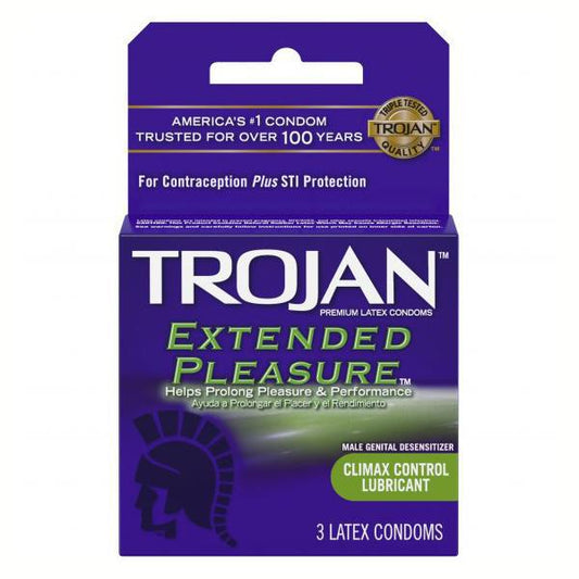 Trojan Extended Pleasure 3Pk