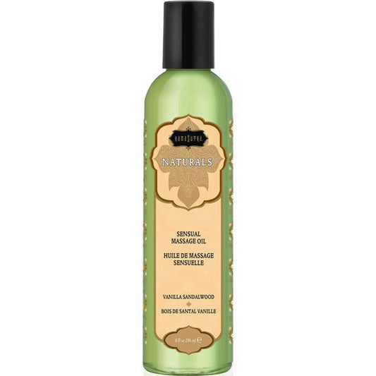 Naturals Massage Oil Vanilla Sandalwood 8 oz.